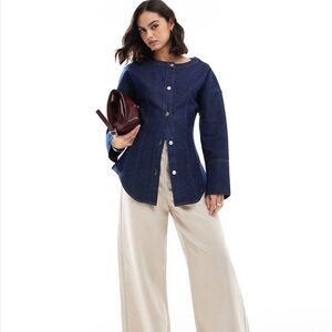 ASOS Denim Cinched Shirt